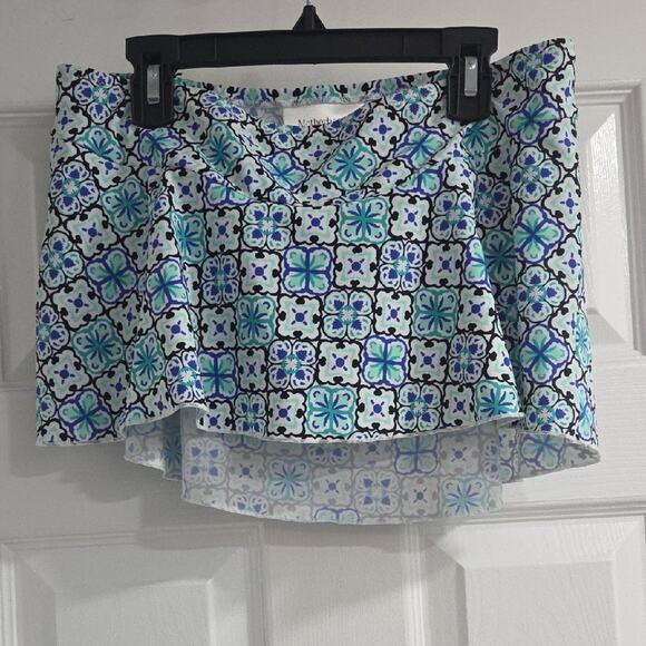 ❤️NWOT❤️Motherhood Blue and White Floral Tankini Top - Picture 7 of 12